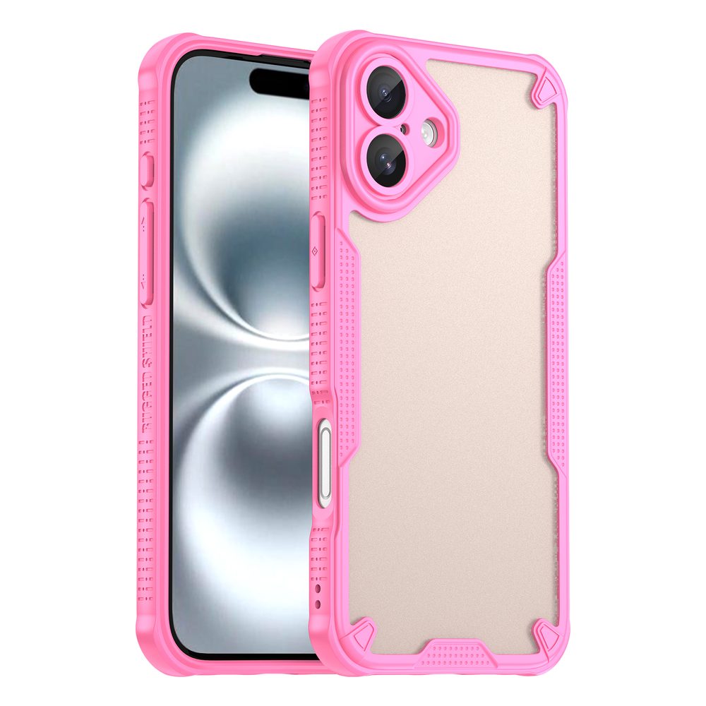 ArmorShield Hybrid Case, iPhone 16 Plus, růžový