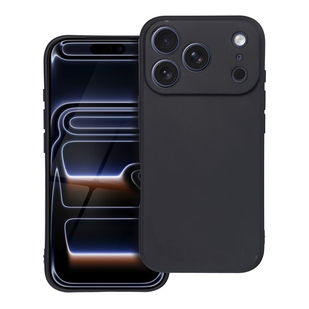 Levně Matt obal, iPhone 17 Pro, černý
