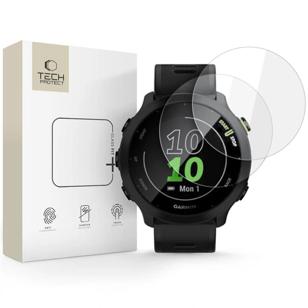 Tech-Protect edzett üveg Glass Fit+, Garmin Forerunner 55, 2 darab