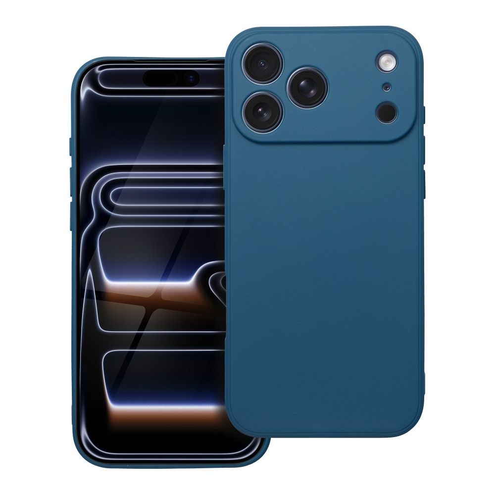 Levně Matt obal, iPhone 17 Pro Max, modrý