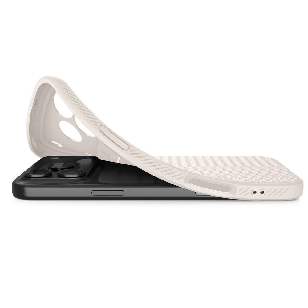 Spigen Liquid Air, iPhone 17 Pro, prírodný titán