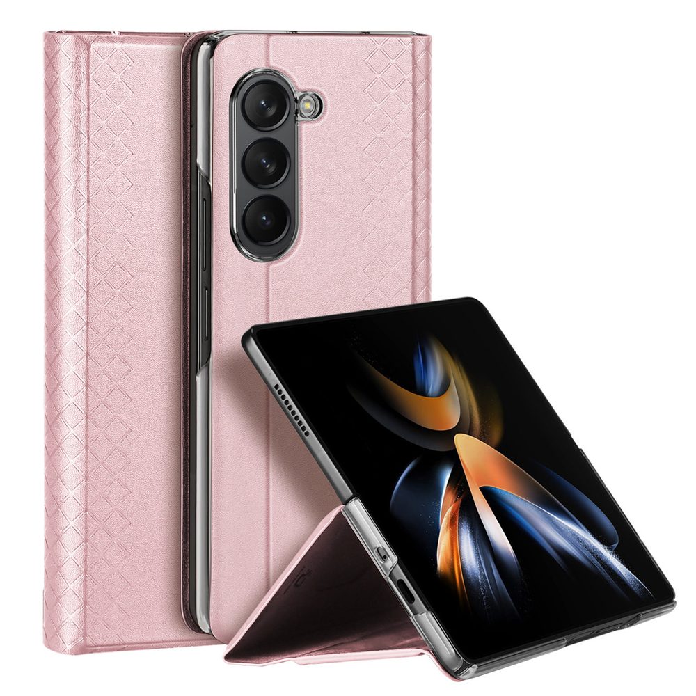 Dux Ducis Bril Wallet, Samsung Galaxy Z Fold5 5G, Ružový