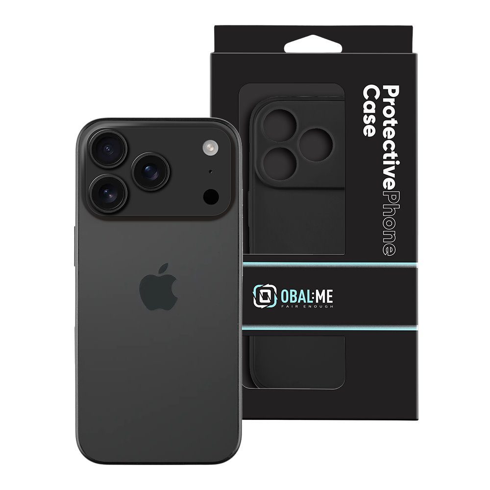OBAL:ME Matte TPU Kryt pre iPhone 17 Pro, čierny
