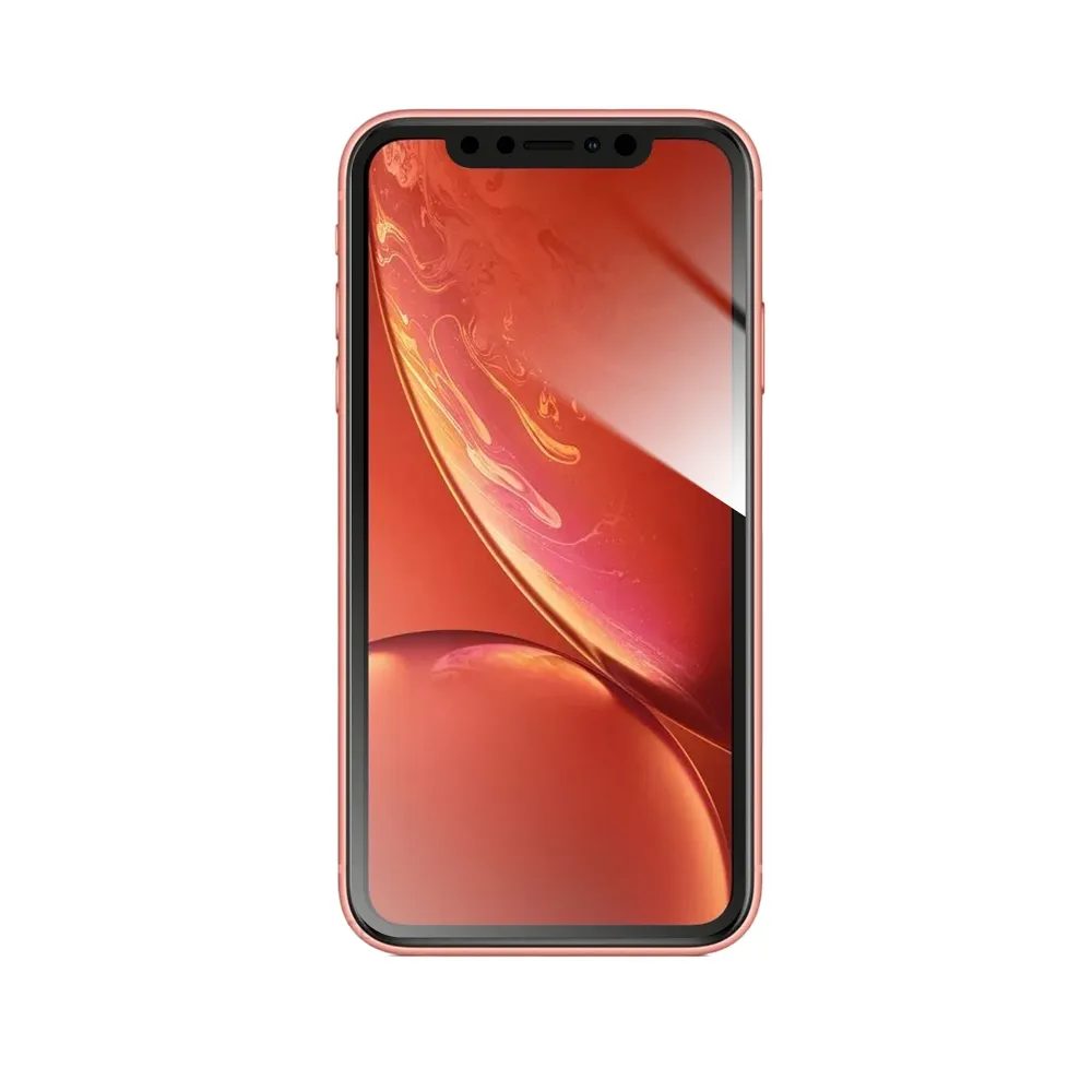 Forcell Hajlékony Nanoüveg 5D Hibrid üveg, IPhone XR / 11, Fekete