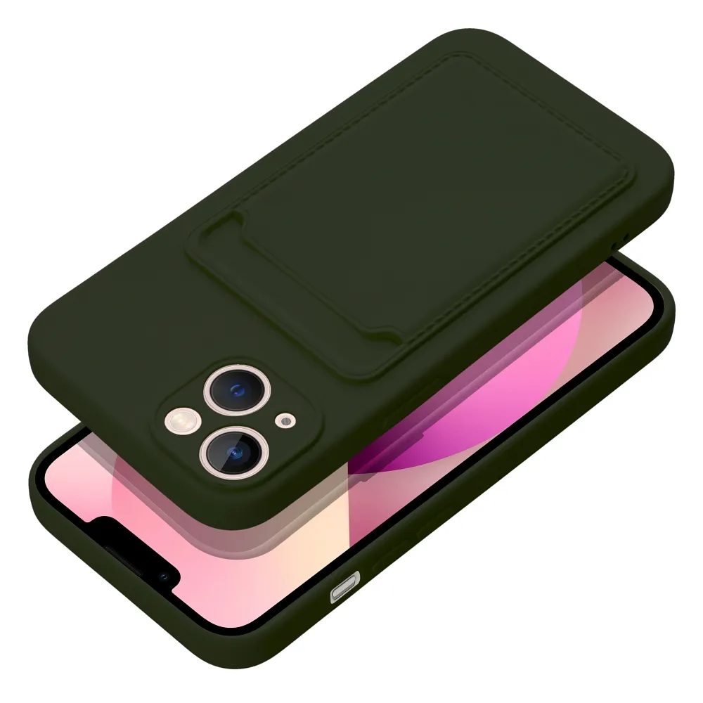 Husă Card Case, IPhone 14, Verde