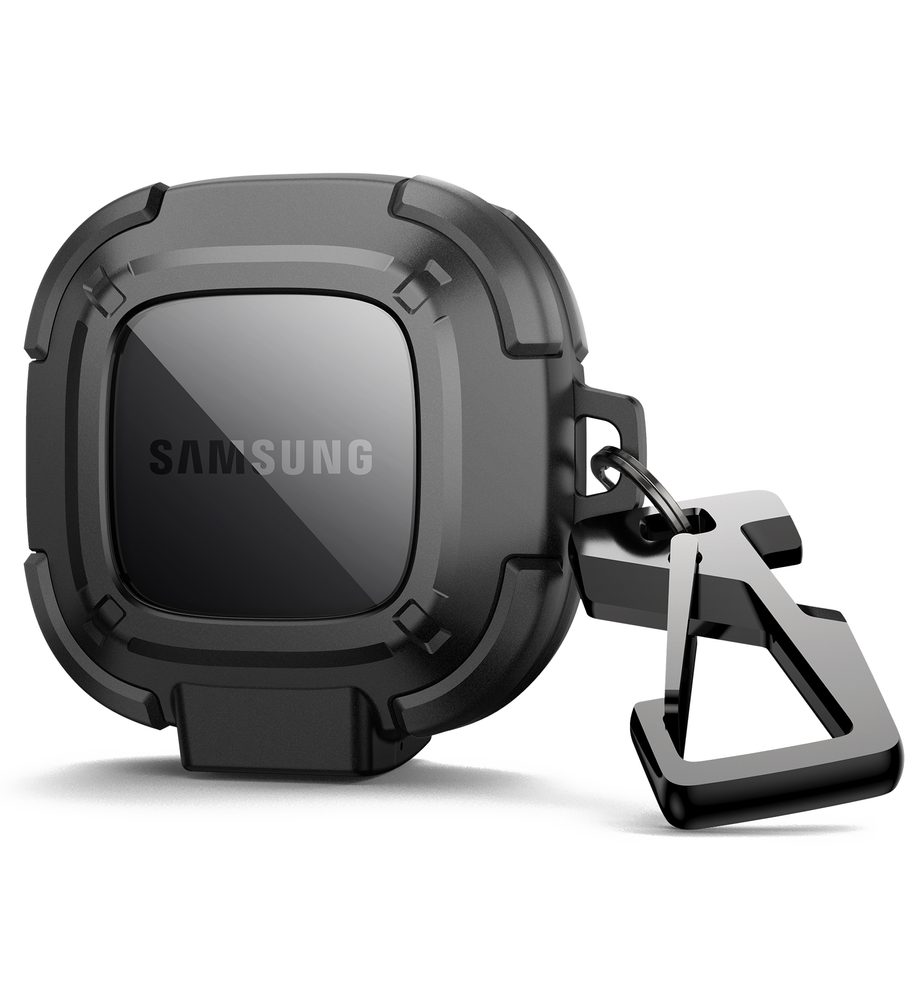 Levně Dexnor odolné pouzdro, Samsung Galaxy Buds FE (2023) / Buds 2 Pro (2022) / Buds 2 (2021) / BudsPro (2021) / BudsLive (2020), černé