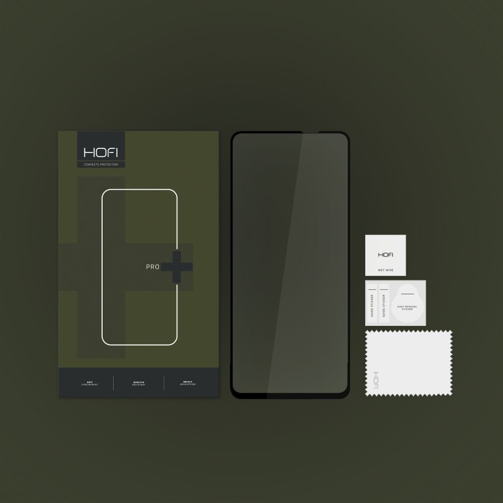 Hofi Pro+ Folie De Sticlă Securizată, Xiaomi Redmi Note 12S, Neagră