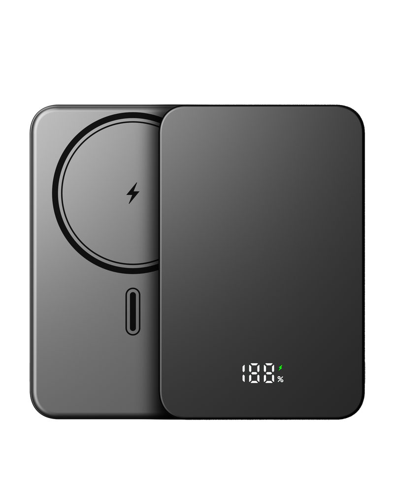 UltraThin MagSafe Powerbanka 10000 mAh, PD20W + 15W bezdrátově, černá