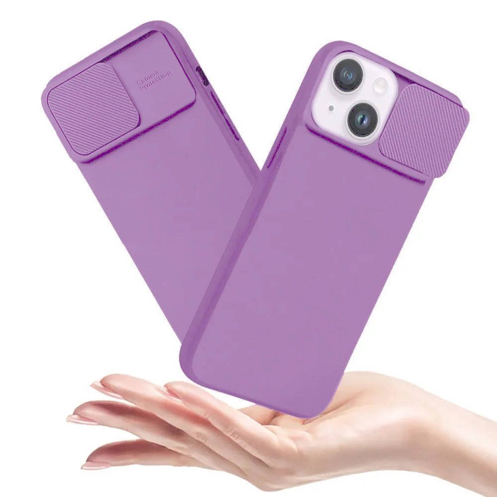 Husă Nexeri Cu Capac Pentru Cameră, Xiaomi Redmi Note 12 5G, Violet