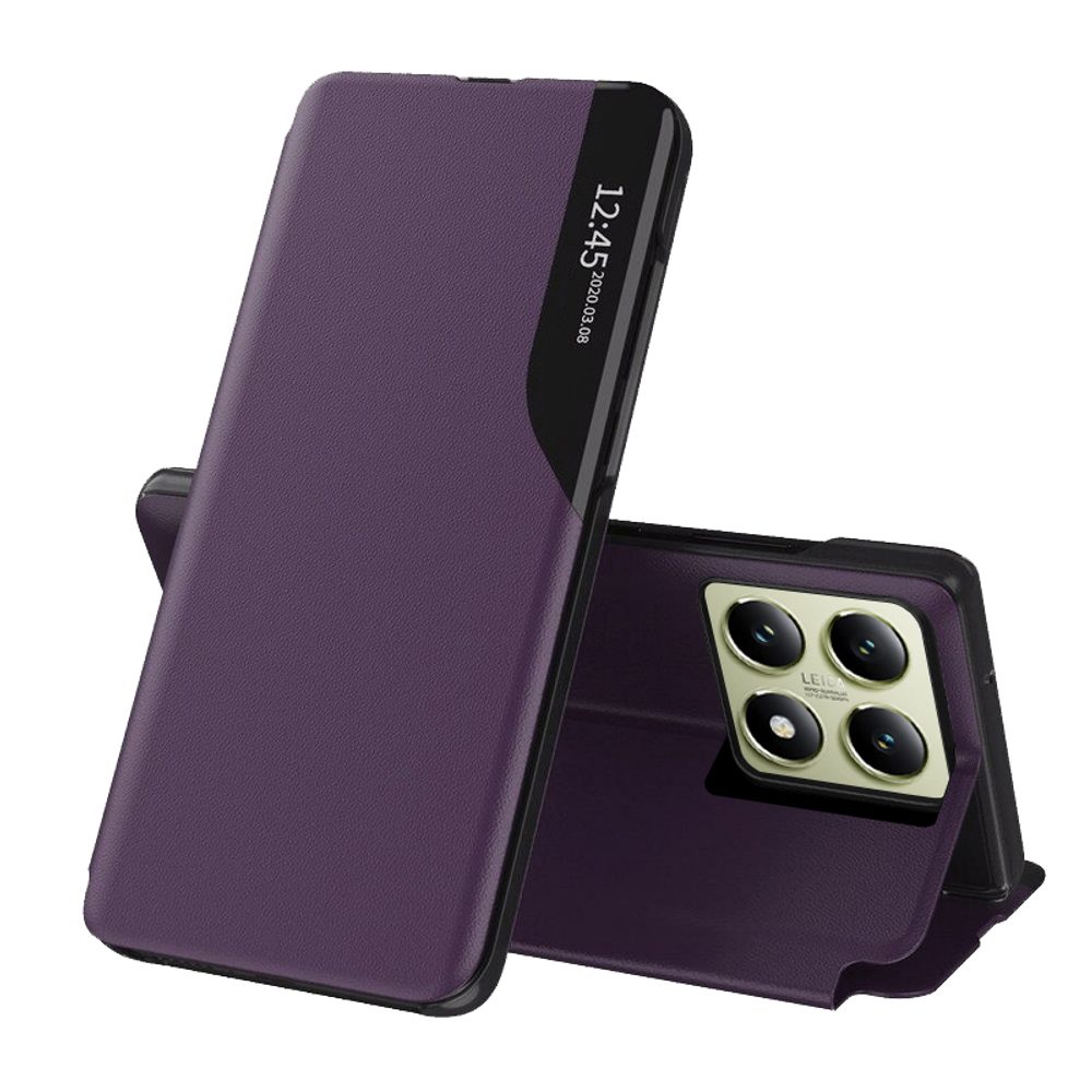 Eco Leather View Case, Xiaomi 14T, lila