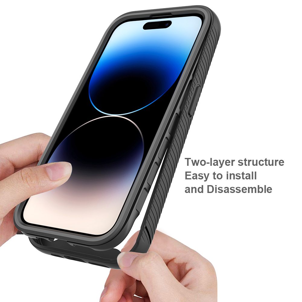 JP Defense360 obal, iPhone 15 Pro, čierny