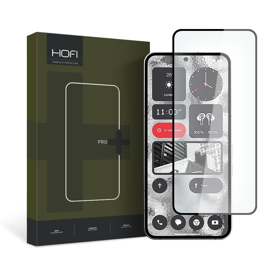 Hofi Pro+ Edzett üveg, Nothing Phone 2, Fekete