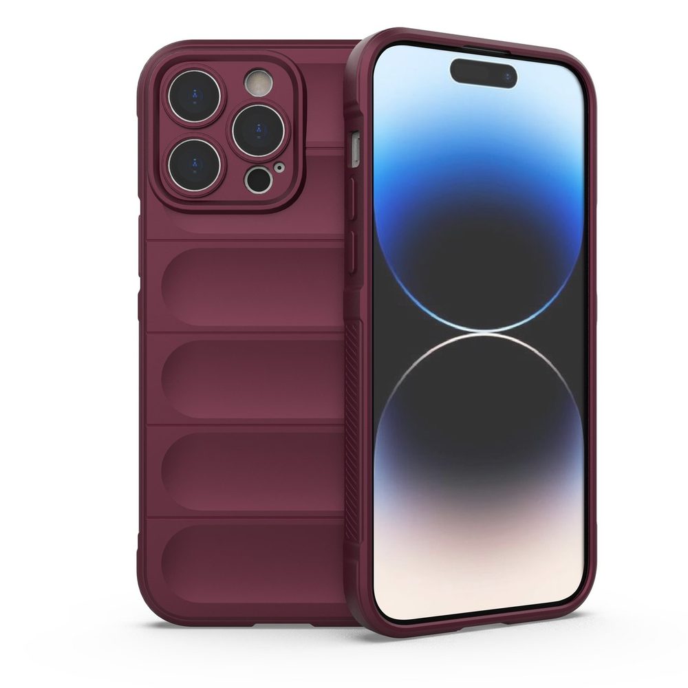 Etui Magic Shield, IPhone 14 Pro Max, Bordo