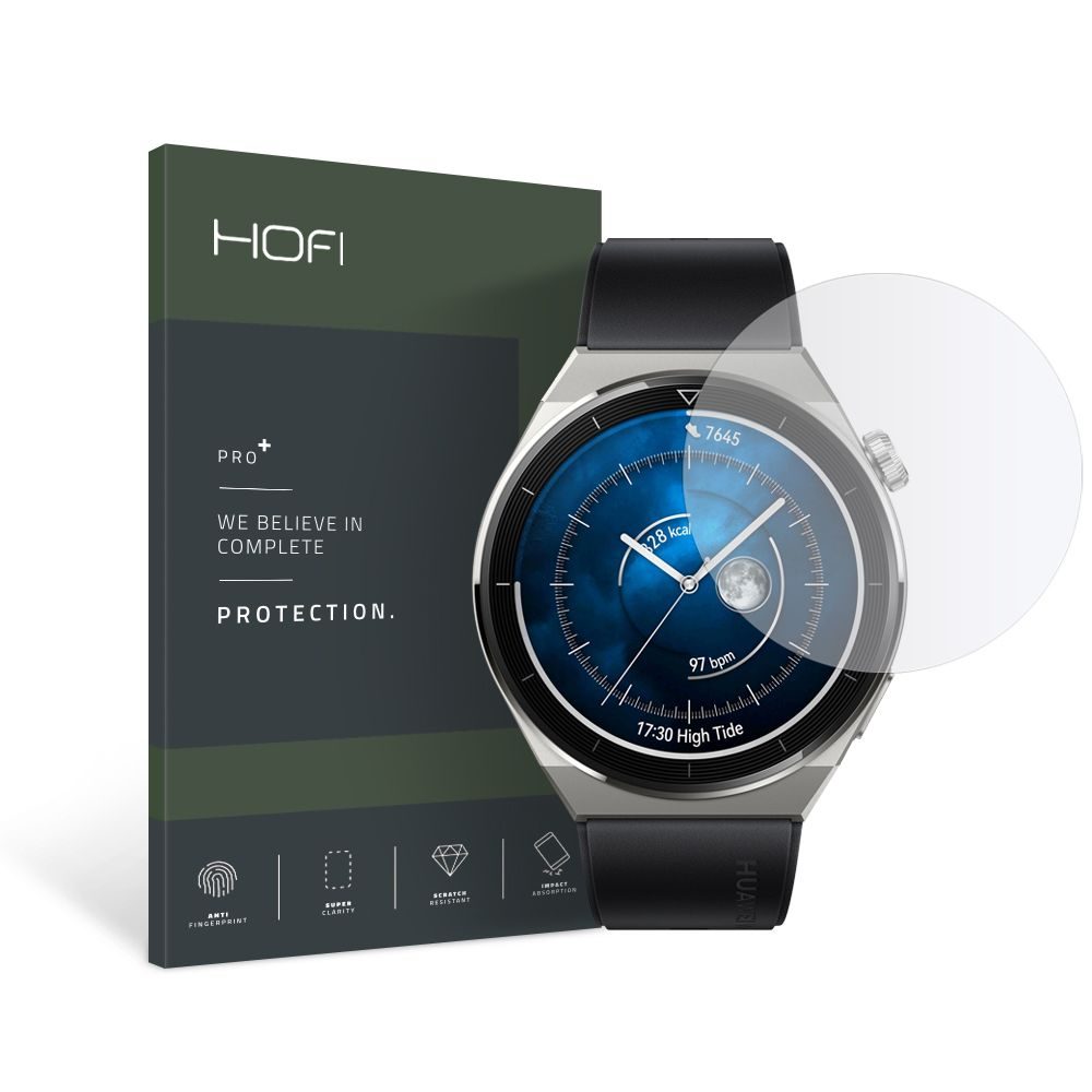 Hofi Pro+ Folie De Sticlă Securizată, Huawei Watch GT 3 Pro, 46 Mm