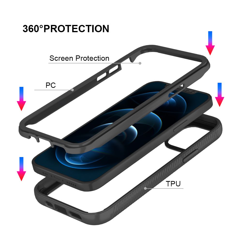 JP Defense360, IPhone 12 Pro, črn