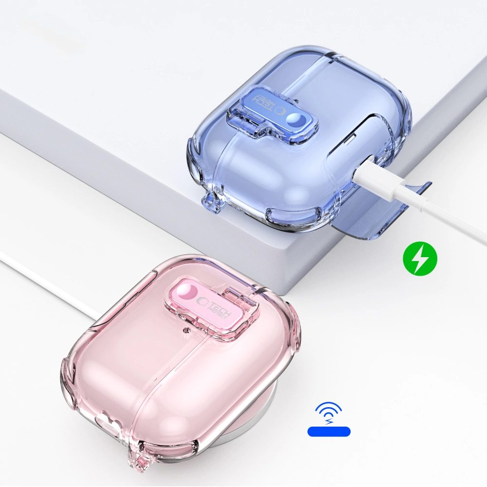 Tech-Protect Bounce Pro puzdro, Apple AirPods Pro 3, modré