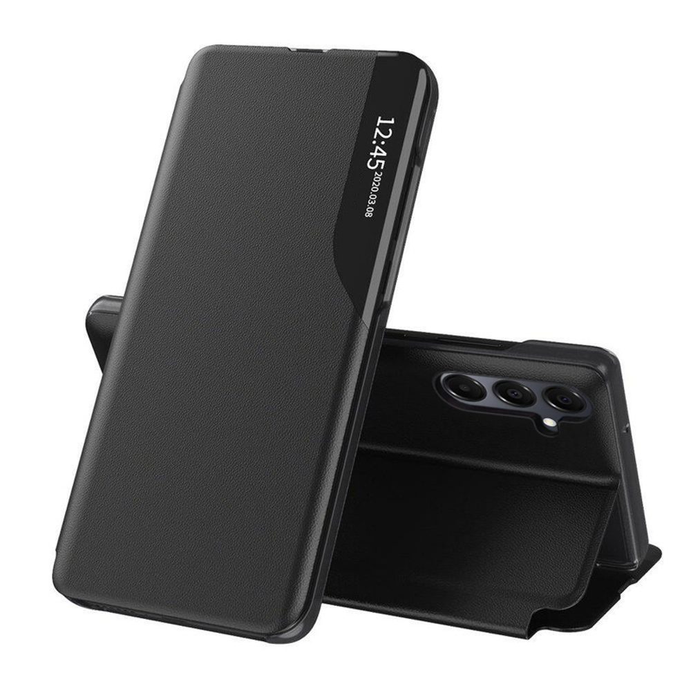 Eco Leather View Case, Samsung Galaxy A16, černé