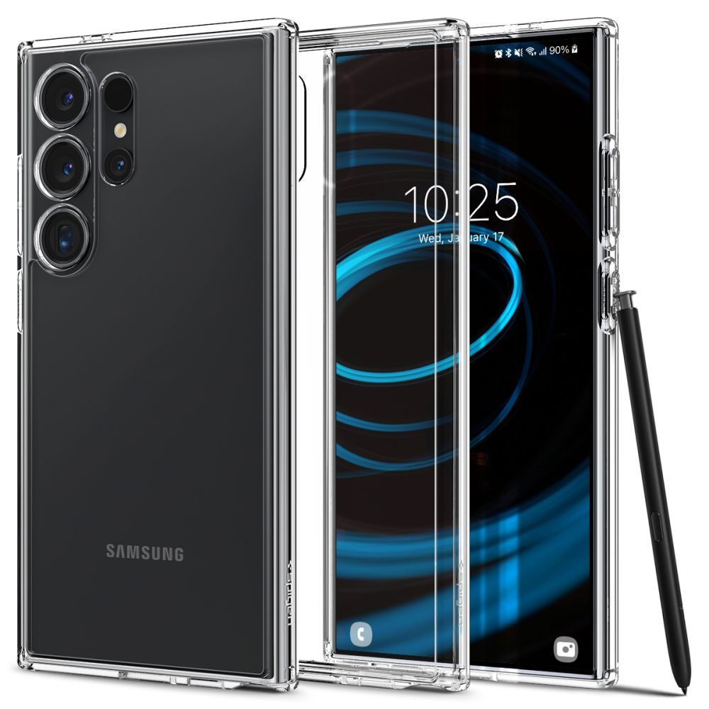 Spigen Ultra hybrid kryt na mobil, Samsung Galaxy S24 Ultra, čirý