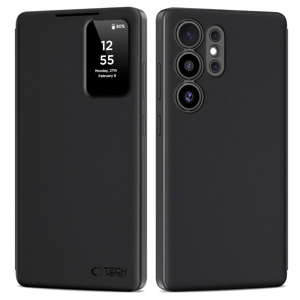 Levně Tech-Protect Smart Wallet, Samsung Galaxy S25 Ultra, černá
