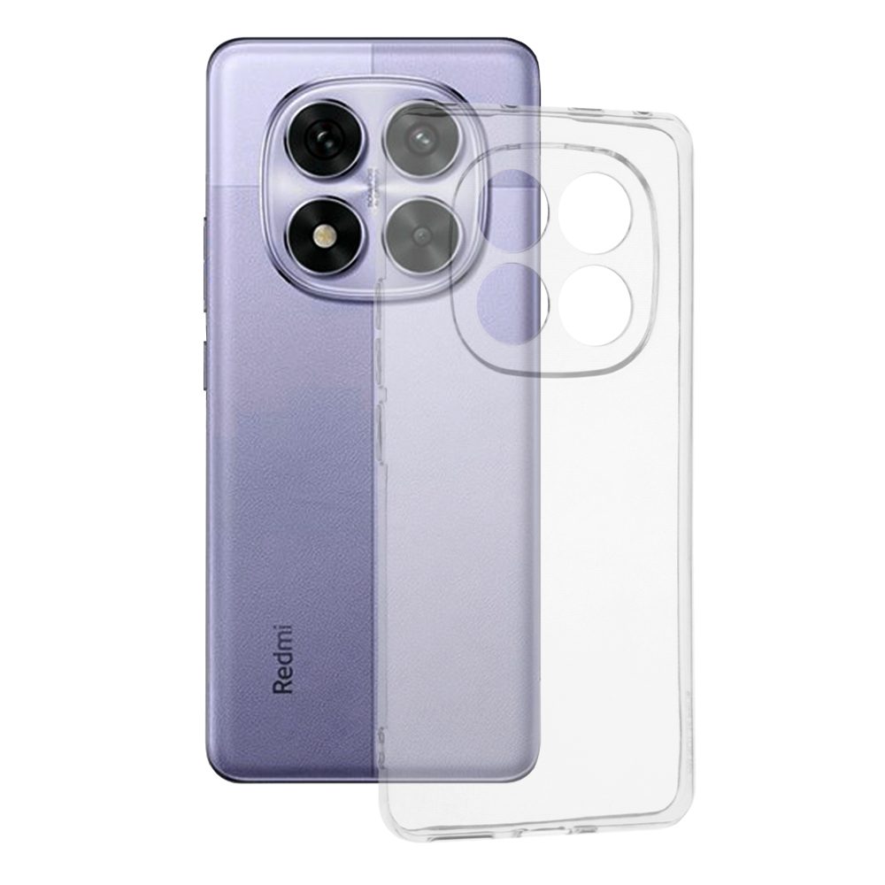 Techsuit Clear Silicone, Xiaomi Redmi Note 14 Pro 5G / Poco X7