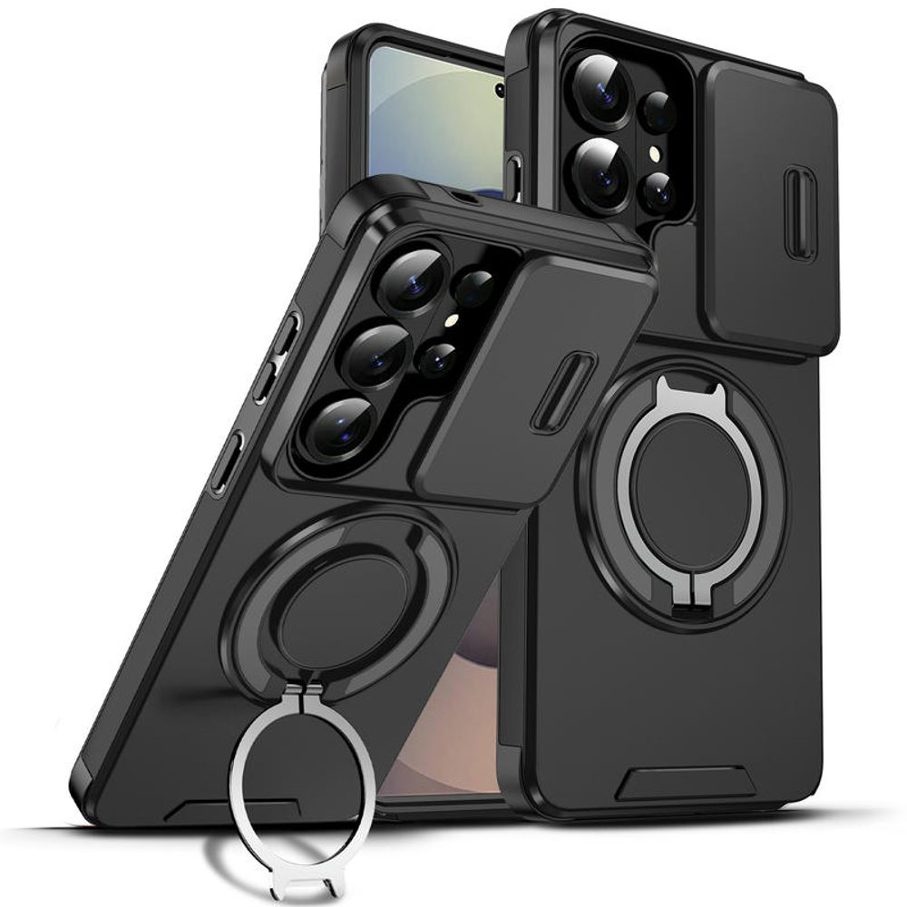 Levně Camslide Stand obal, Samsung Galaxy S26 Ultra, černý