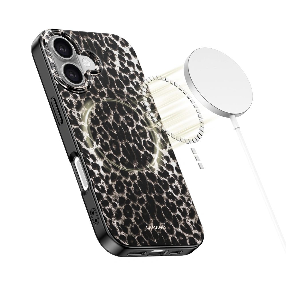 Tech-Protect Lamano MagSafe obal, iPhone 17, leopard