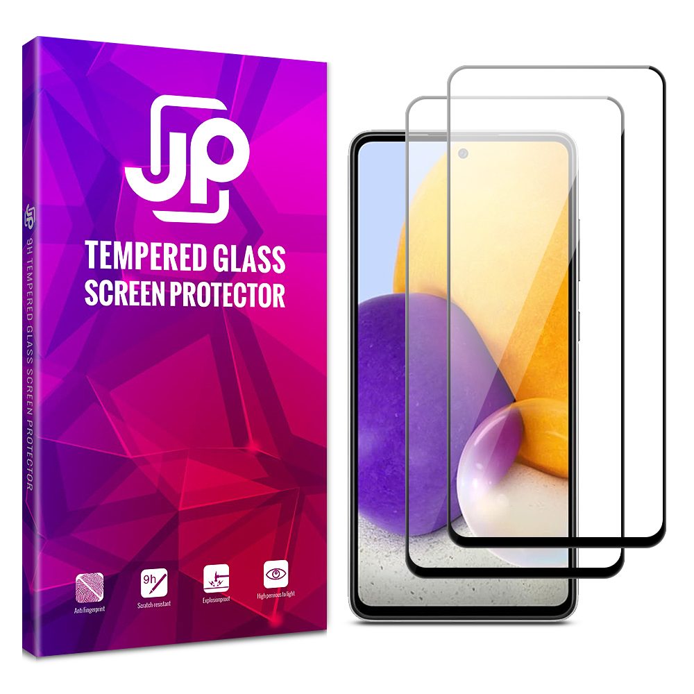 Levně JP 2x 3D sklo, Samsung Galaxy A72, černé