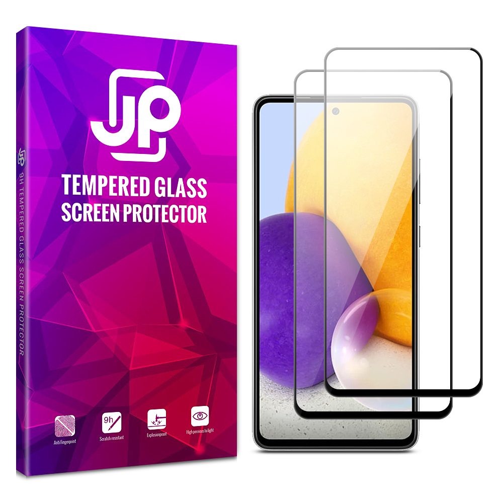 JP 2x 3D Steklo, Samsung Galaxy A72, črno
