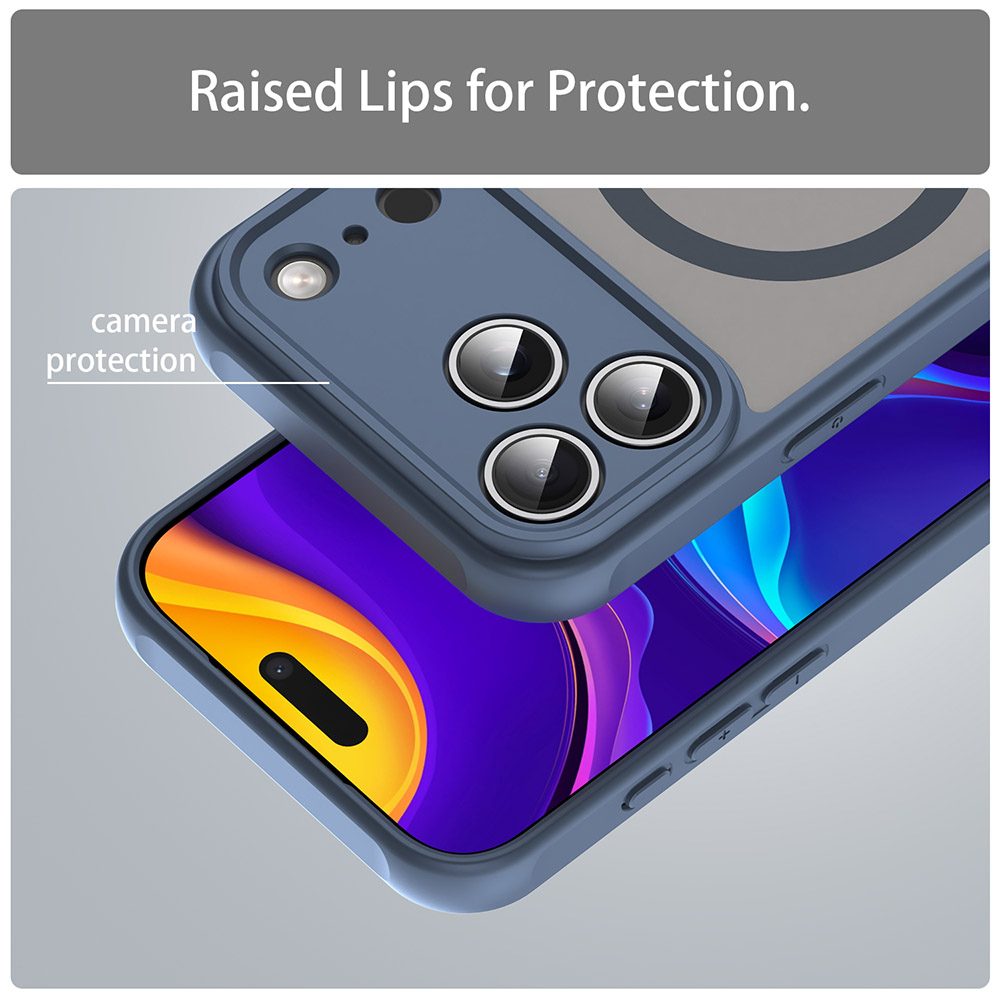 Techsuit HaloFrost II MagSafe, iPhone 17 Pro, modrý