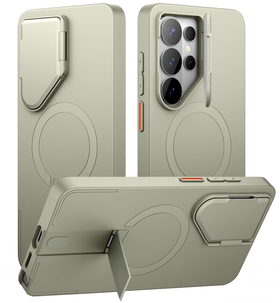 Levně Suritch MagSafe Kickstand Camprotector obal Samsung Galaxy S26 Ultra, zelený