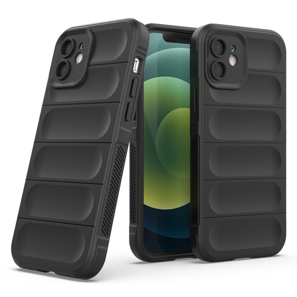 Levně Wency Magic Shield obal, iPhone 12, černý