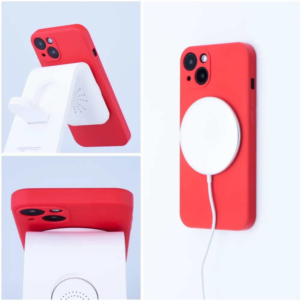 Tok Silicone Mag Cover, IPhone 13 Pro Max, Piros