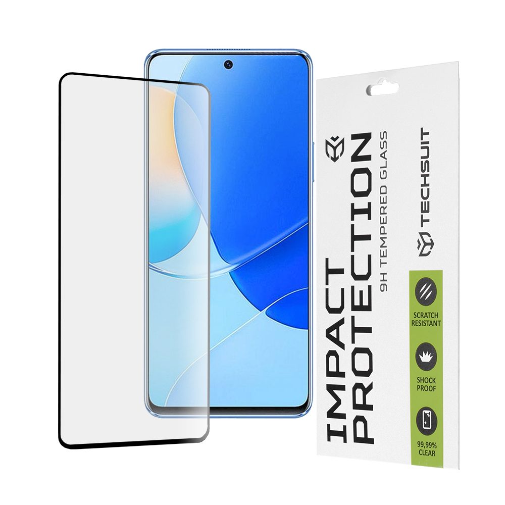 Techsuit 111D Tvrzené Sklo, Huawei Nova 9 SE, černé