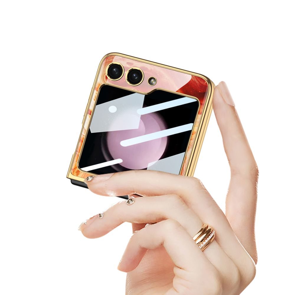 Tech-Protect Mood Marble, Samsung Galaxy Z Flip 5, Vijolična