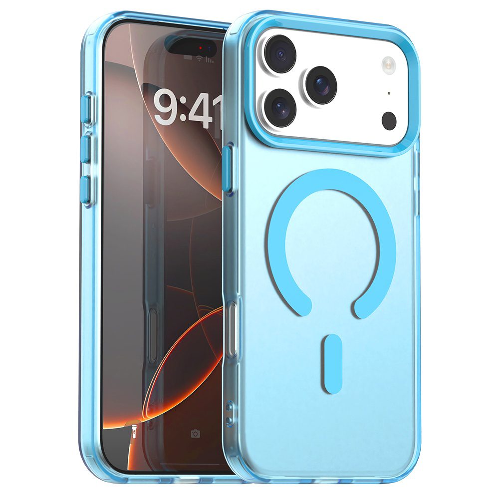 Levně Techsuit CandyCase MagSafe, iPhone 17 Pro, modrý
