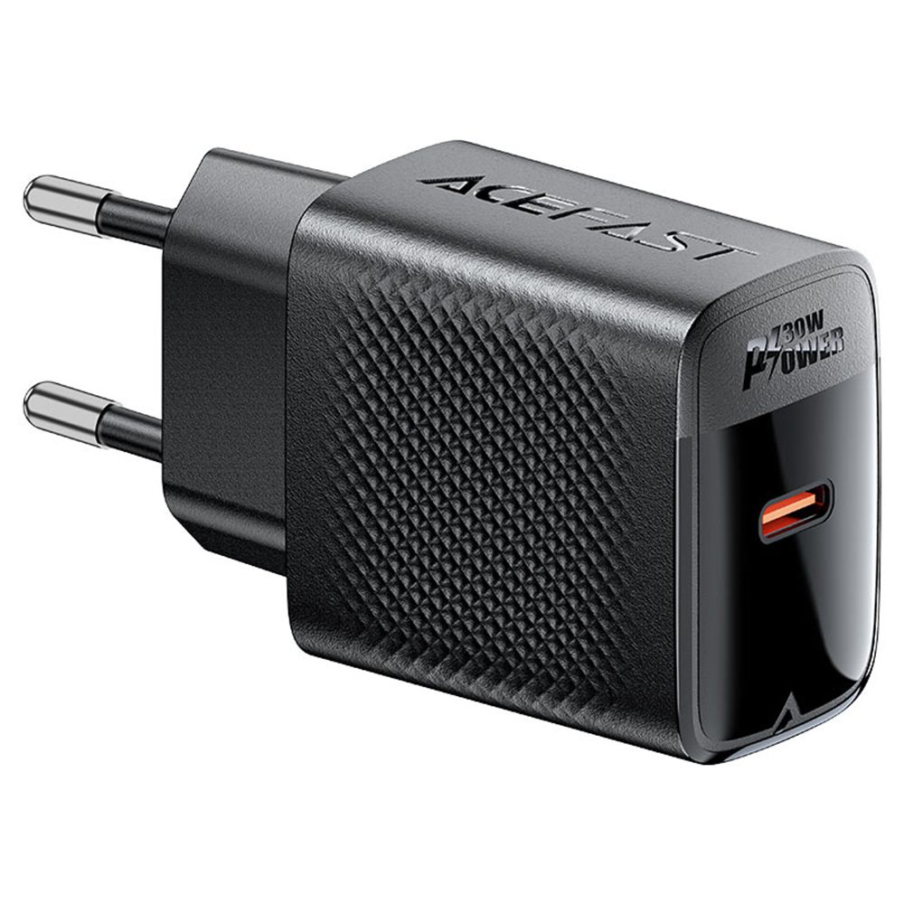 Acefast nabíjačka A102 GaN, PD 30W, USB-C, čierna
