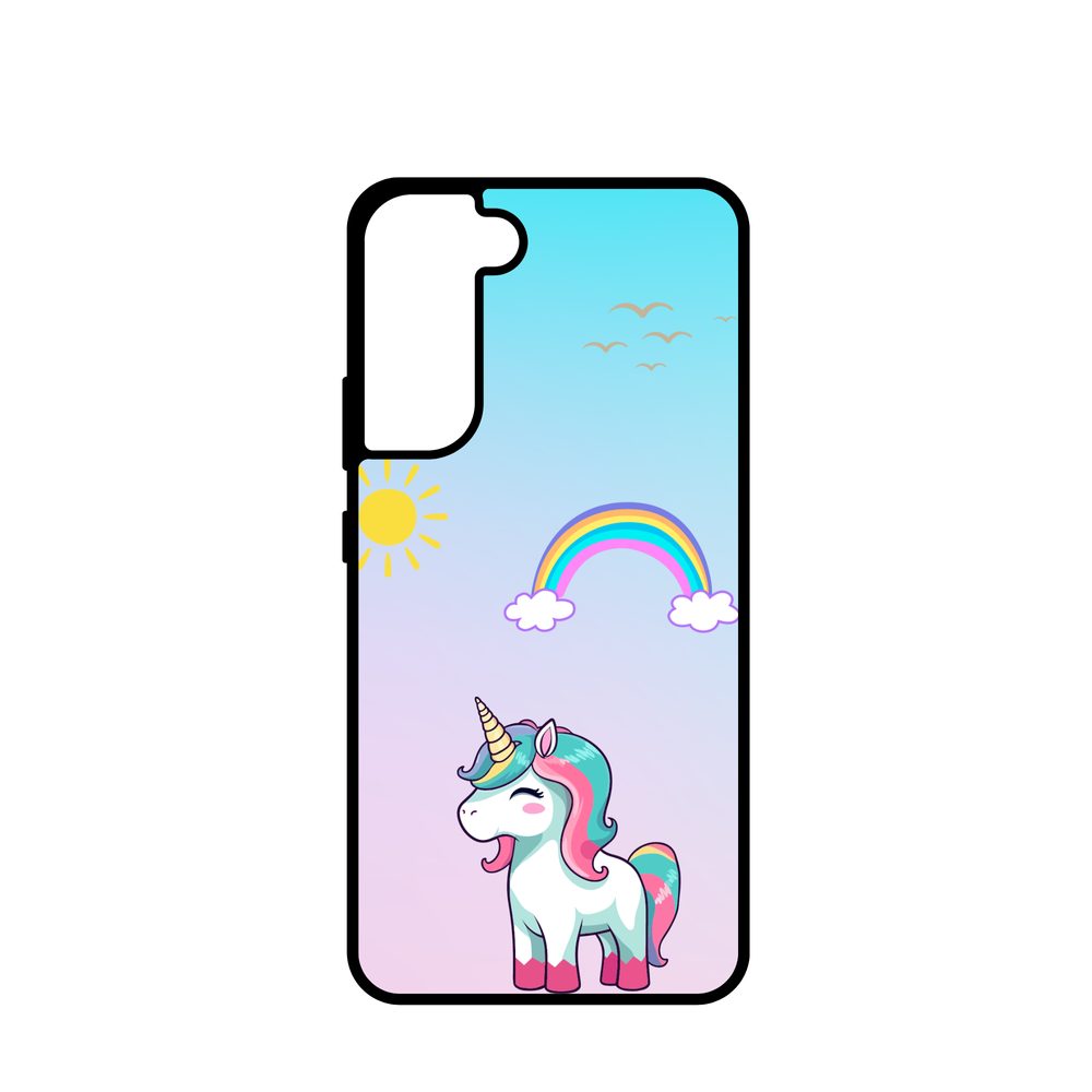 Momanio obal, Samsung Galaxy S21 FE, Unicorn and Rainbow