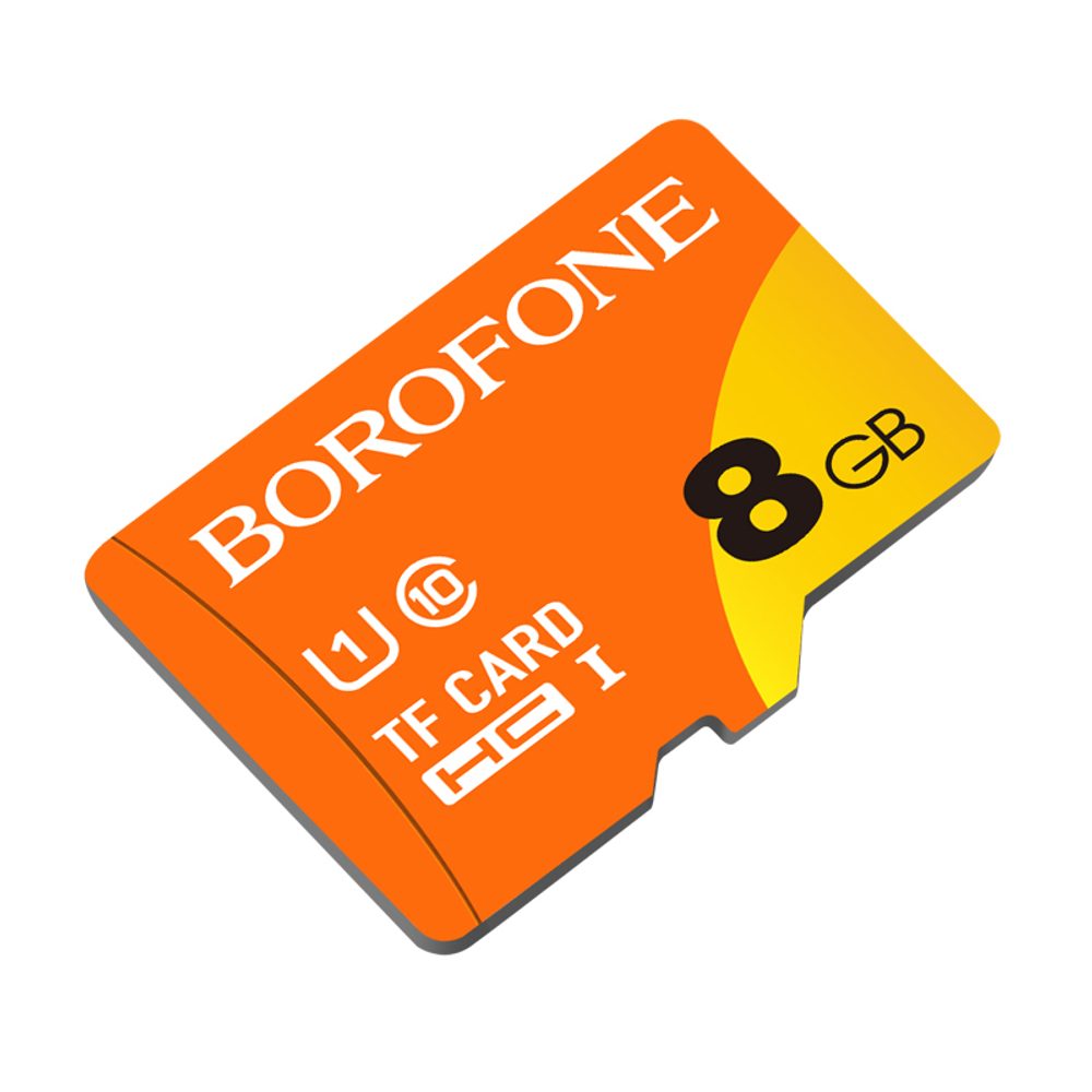 Borofone Class10 MicroSD Memóriakártya, 8GB, SDHC, 75MB/s
