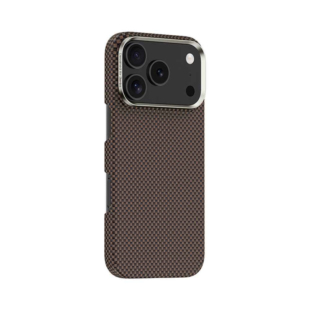 Benks Magnetic Armor Tint Kevlar obal, iPhone 17 Pro, zlatý