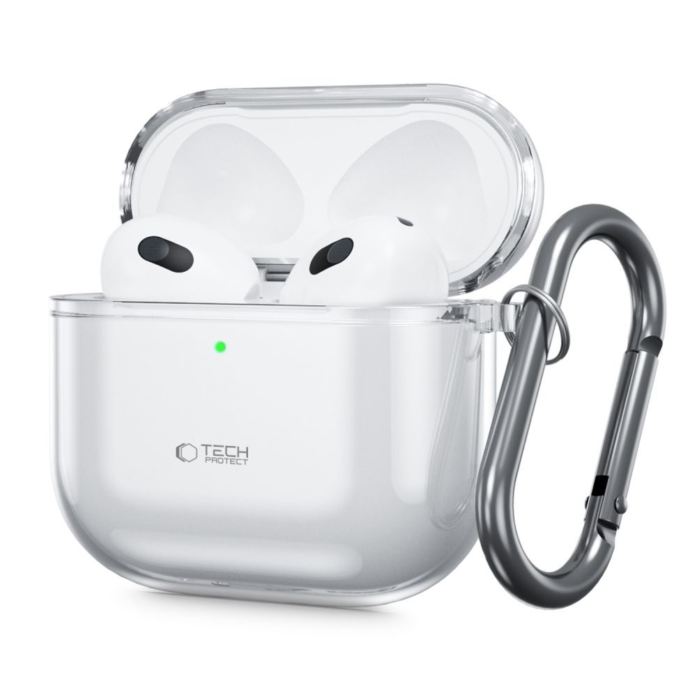 Tech-Protect FlexAir tok, Apple AirPods 4, átlátszó