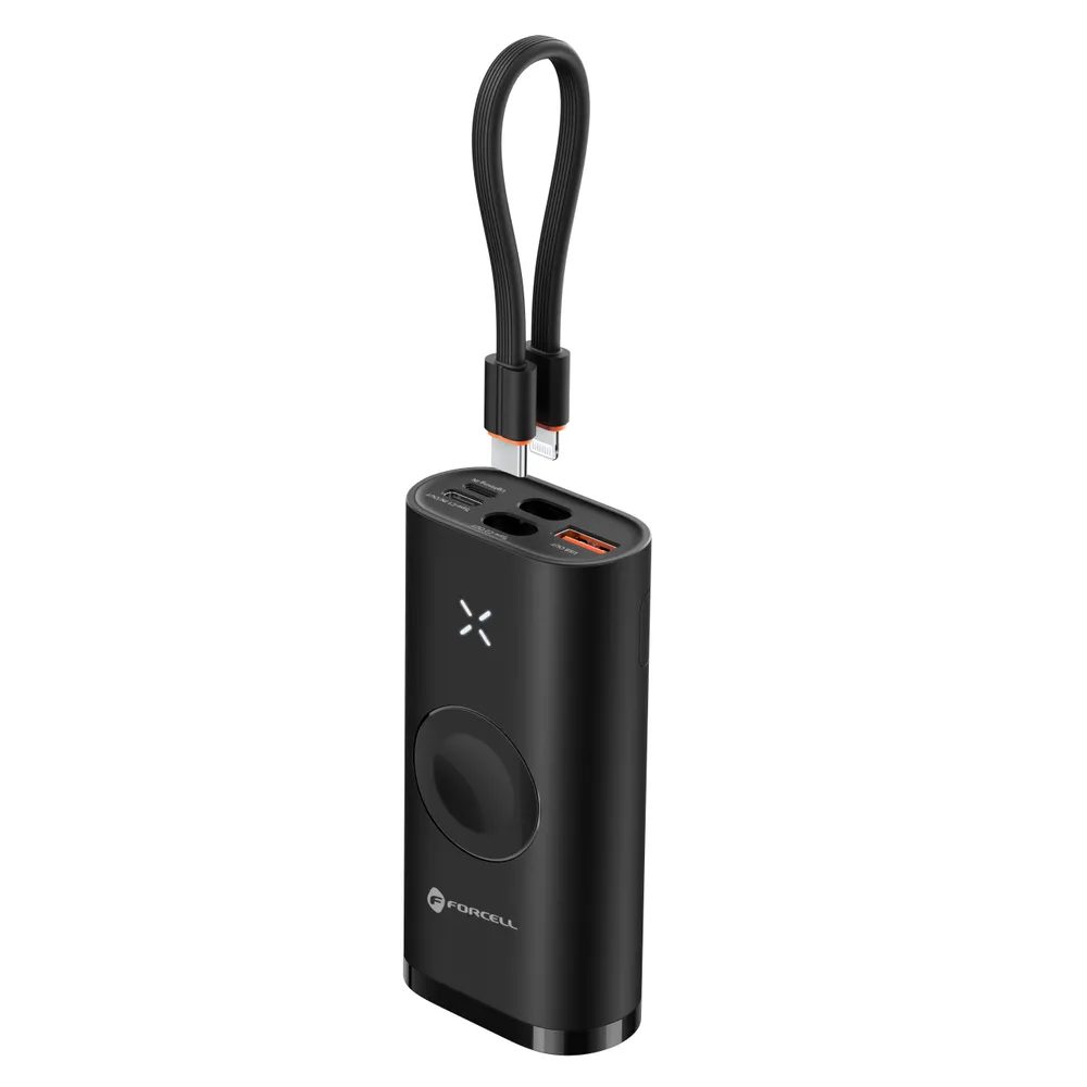 Forcell F-Energy F10k1 Powerbanka 10000mAh, kompatibilný s Apple Watch, čierna