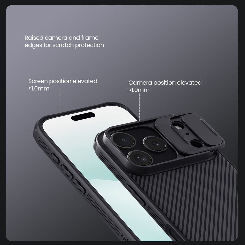 Nillkin Camshield Pro Magnetic, iPhone 17 Pro, čierny