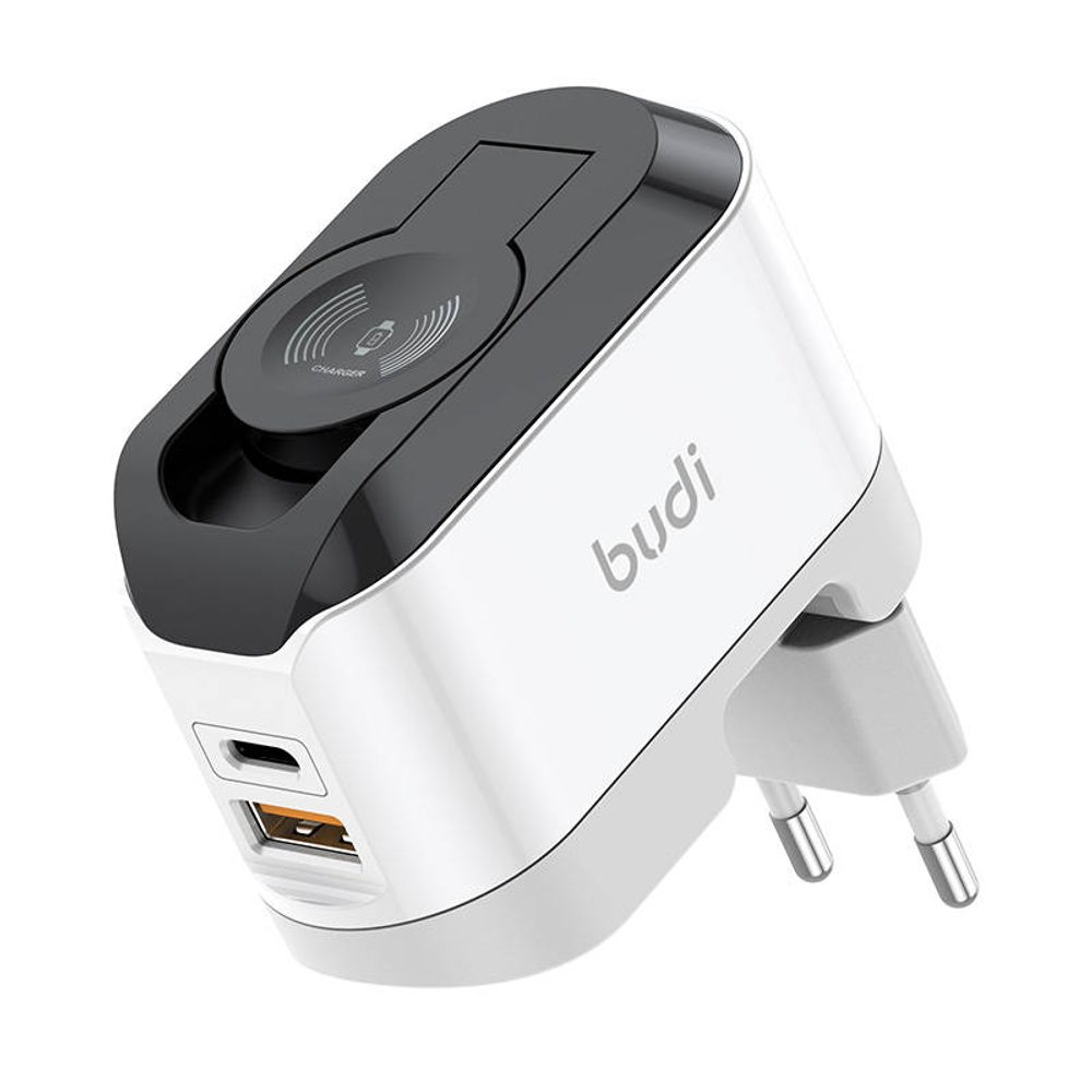 Budi Vezeték Nélküli Töltő, USB-C, 20W, Fehér