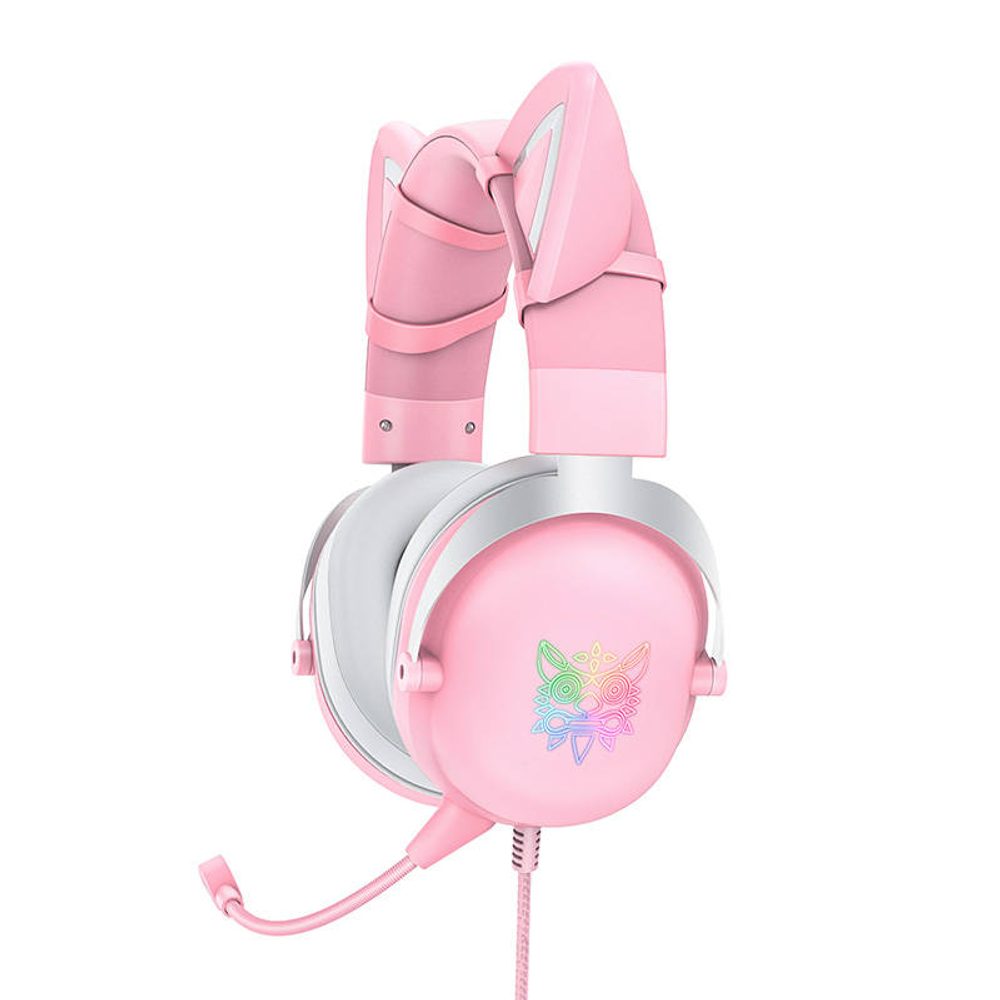 Onikuma X11 RGB Játék Headset, Rózsaszín