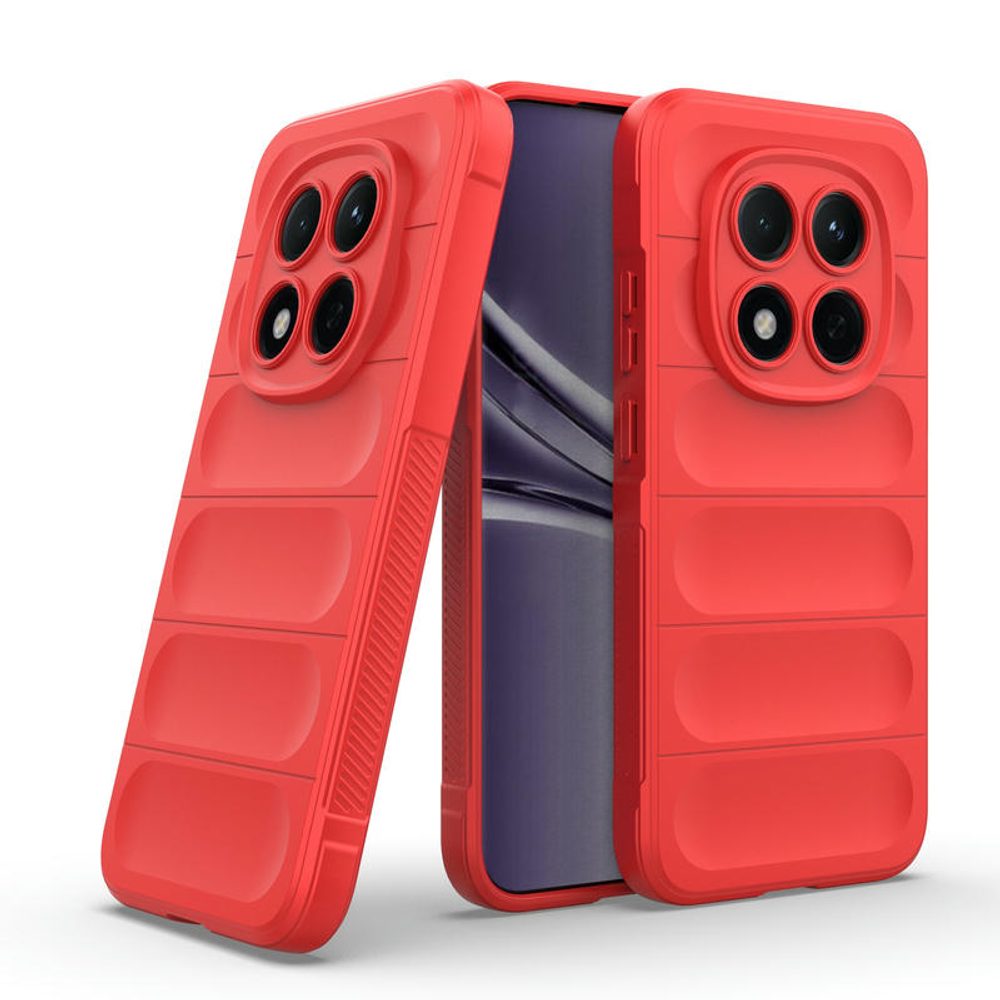 Levně Wency Magic Shield obal, Xiaomi Redmi Note 15 Pro 5G, červený