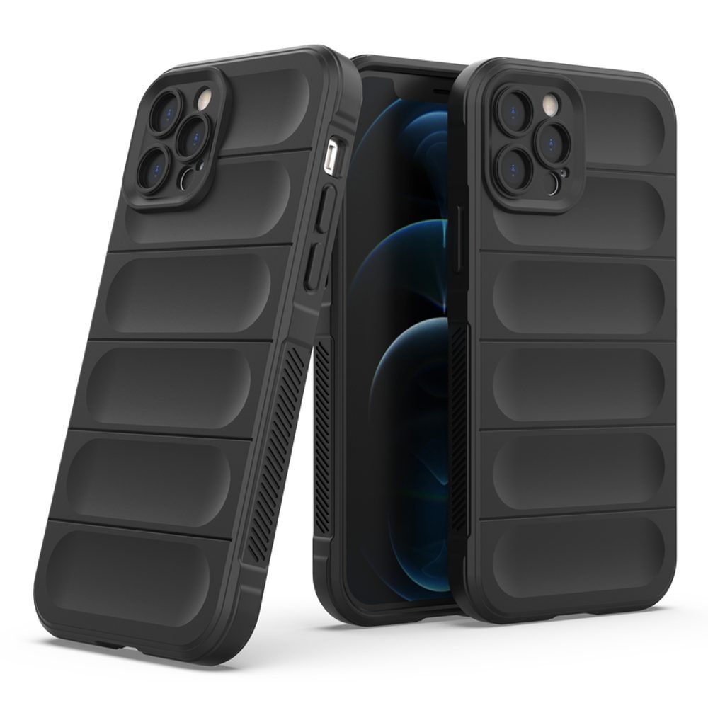 Levně Wency Magic Shield obal, iPhone 12 Pro, černý