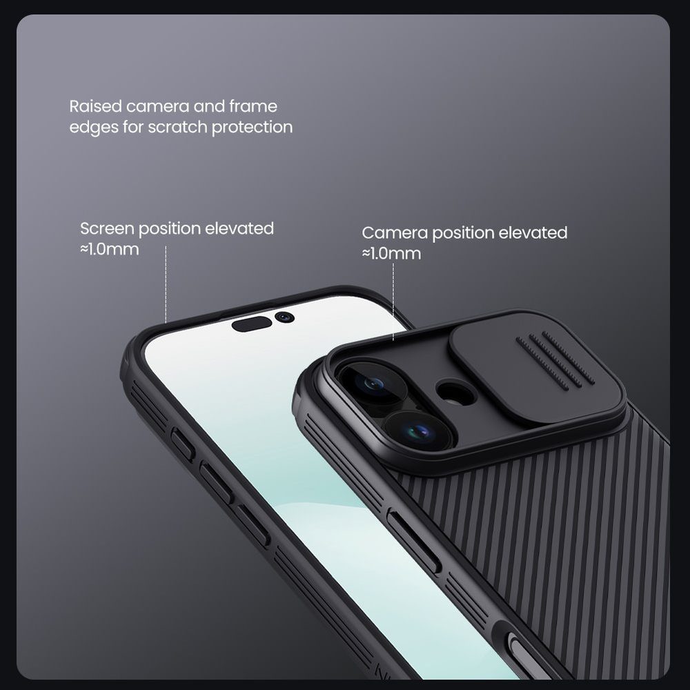 Nillkin CamShield Pro, iPhone 17, čierne