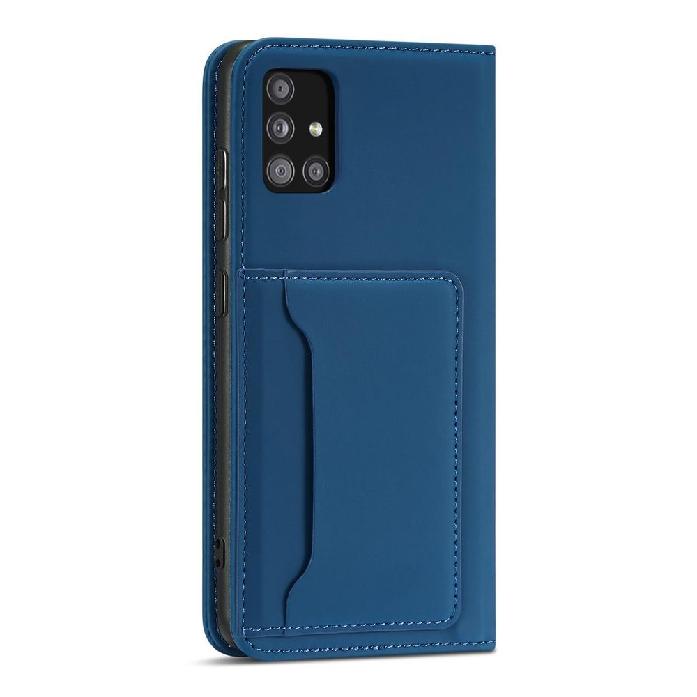 Husă Magnet Card Case, Xiaomi Redmi Note 11, Albastră