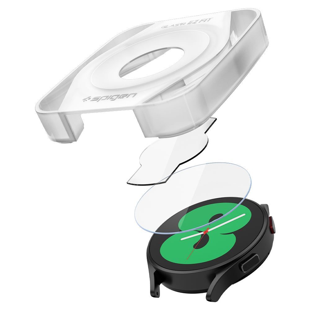 Spigen Glas.TR EZ Fit Sticla Securizata 2 Piese, Samsung Galaxy Watch 4/5 (40 Mm)