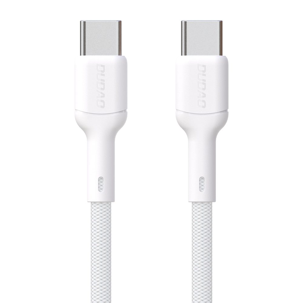 Levně Dudao L9C kabel USB-C - USB-C, 65W, 2 m, bílý
